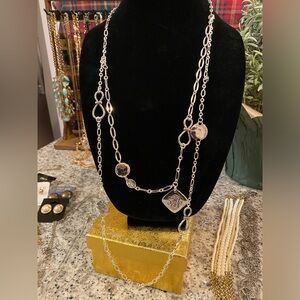 Chicos silver toned necklace